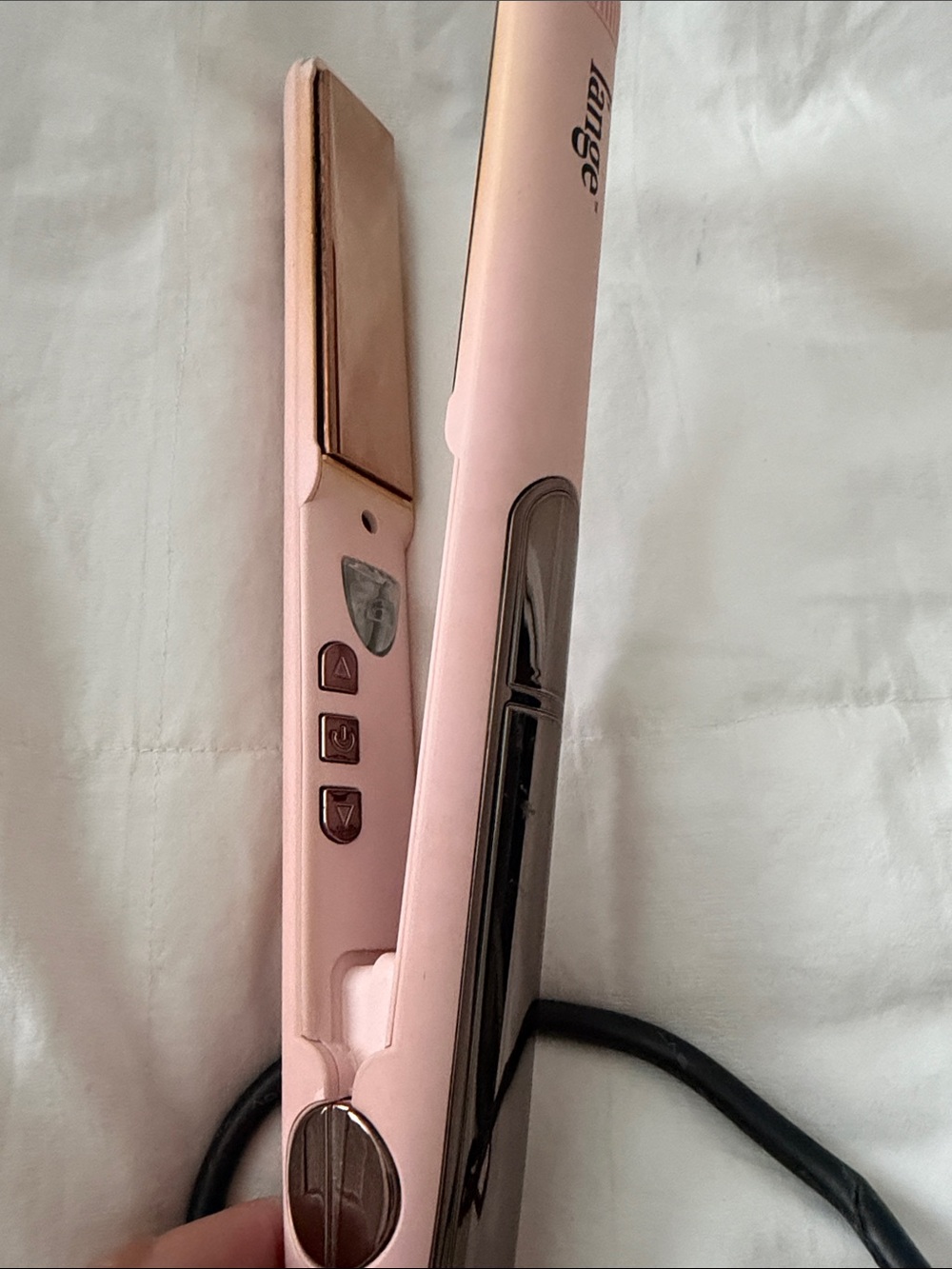 L’ange titanium flat iron